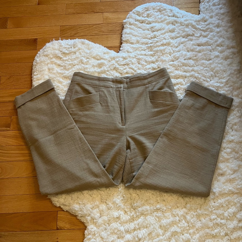 Club Monaco Beige Textured Pants
